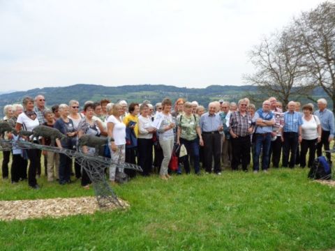 Ausflug mit Panoramablick auf Berge, See und ... in eine Schoggiwelt