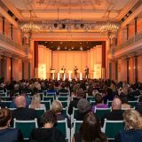 Ein Konzert an der Abendveranstaltung des KlinikAwards in Berlin.